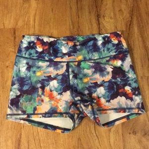 Floral workout shorts American Eagle